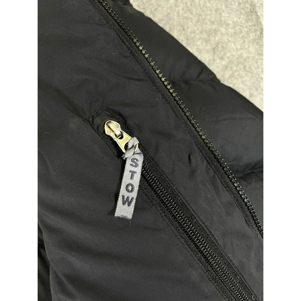 VINTAGE The North Face Nuptse 700 Puffer Jacket Mens Small Black Down Gorpcore